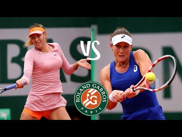 Sharapova vs Stosur | 2014 Highlights