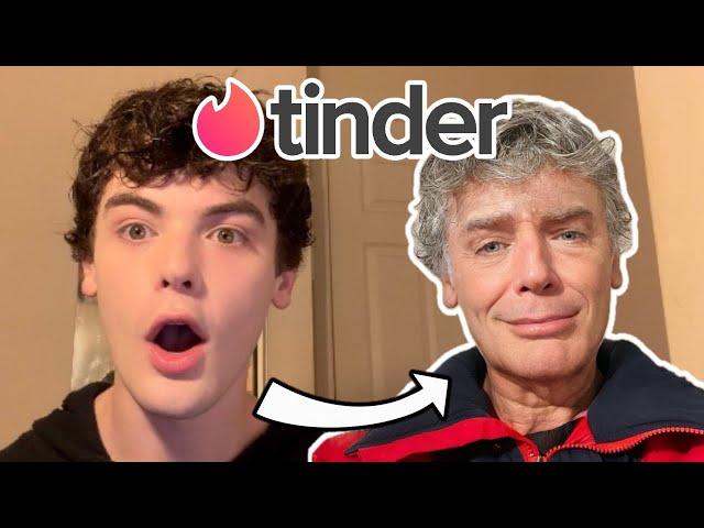 I CATFISHED Tinder as a GRANDPA...