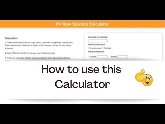 How to calculate solar inter row spacing | Step By Step Tutorial | Basics of Shadow Analysis