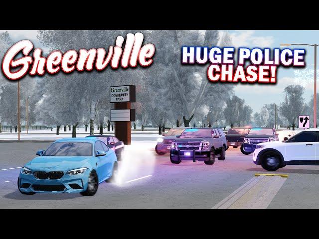 I RAN FROM THE POLICE!!! || ROBLOX - Greenville Roleplay