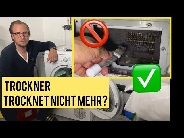 Bosch/Siemens Wärmepumpentrockner: Kondensator reinigen – Die geheime Methode! - trocknet nicht mehr