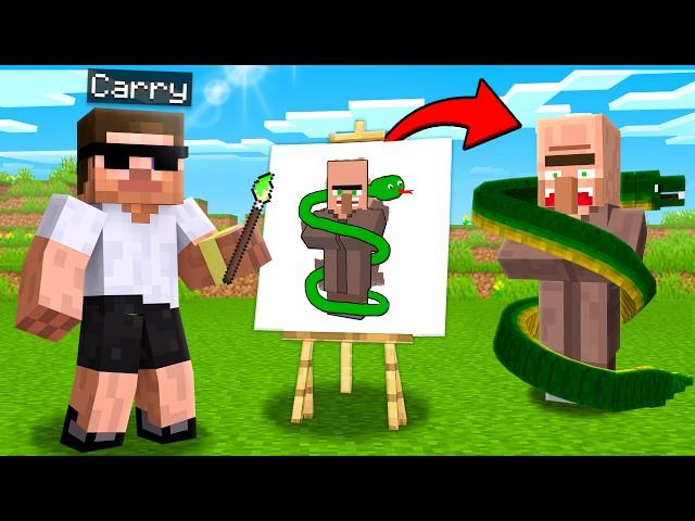 I Fooled My Friend with //DRAW in Minecraft..