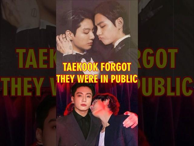 Taekook forgot they were in public 