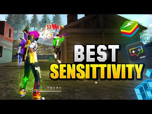 SECRET SENSITIVITY :  Which Gives Amazing Headshots l Bluestacks 5 l Msi 5 (4K)