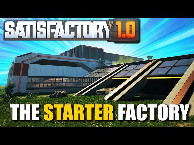 I Built The ULTIMATE Starter Factory in Satisfactory 1.0 Ep.02