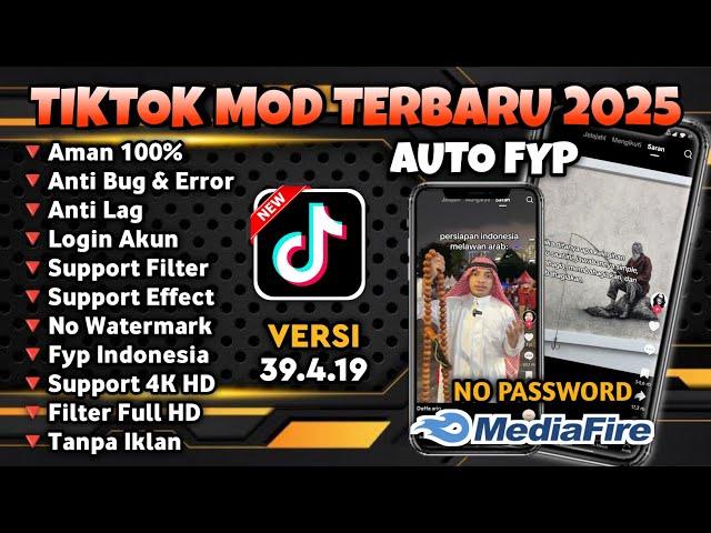 TikTok Mod Terbaru 2025 | Tiktok Mod Apk Download 2025 | Fyp Indonesia