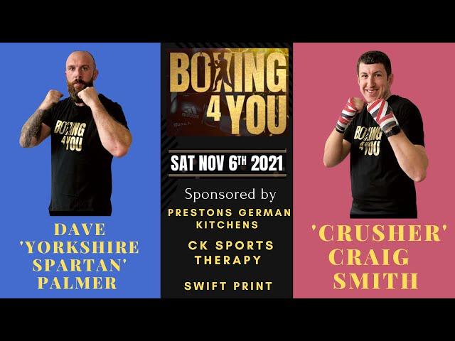 DAVE PALMER  -V-  CRAIG SMITH - LEFT JAB PROMOTIONS  #BOXING