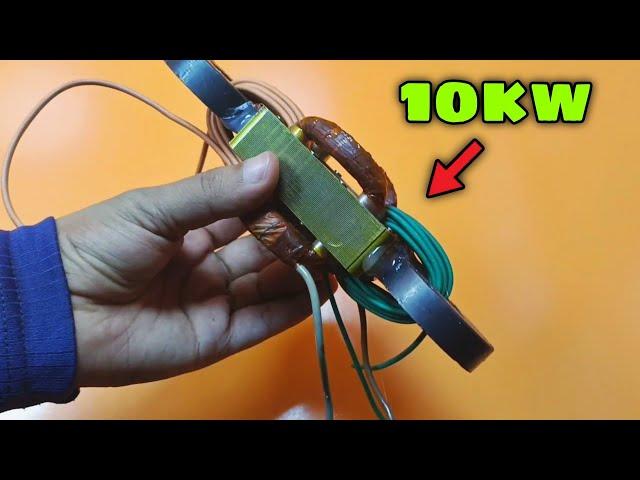 How to Make Free Energy Generator using Blender Motor with PVC Copper Cable