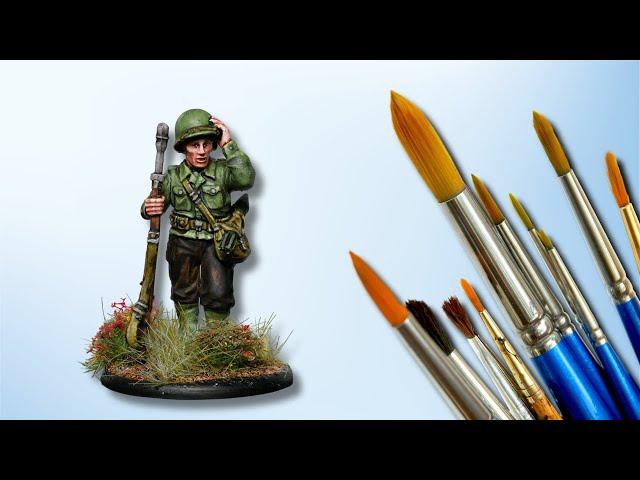 Painting a US Rifleman from Bolt Action - LoFi Relaxing Art