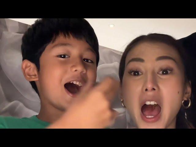 Seve and Tata Alex Gonzaga mukbang in SG