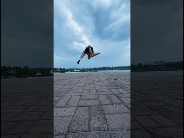 Красота ? ️ Жми на кнопку и учись также  #shorts #parkour #flip #training