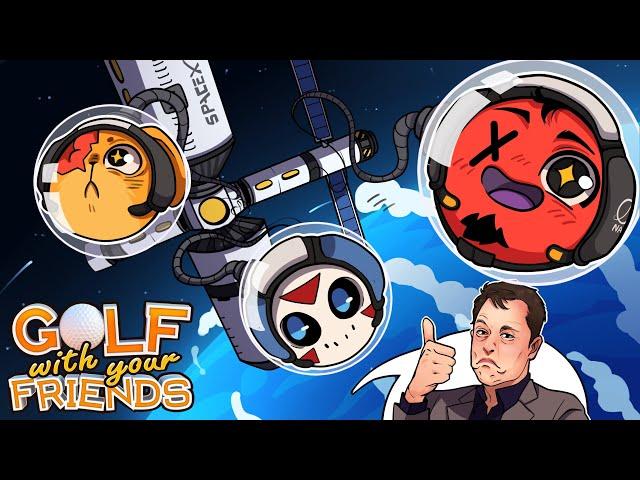 ELON MUSK SENT US TO SPACE! | Golf with Friends (w H2O Delirious & Squirrel)