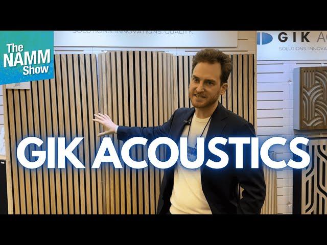 Acoustic Room Treatments Don't Have to be Ugly | GIK Acoustics | NAMM 2024