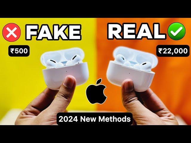 FAKE VS REAL Apple Airpods Pro 2nd Gen - How to check | 2024 Easy Methods