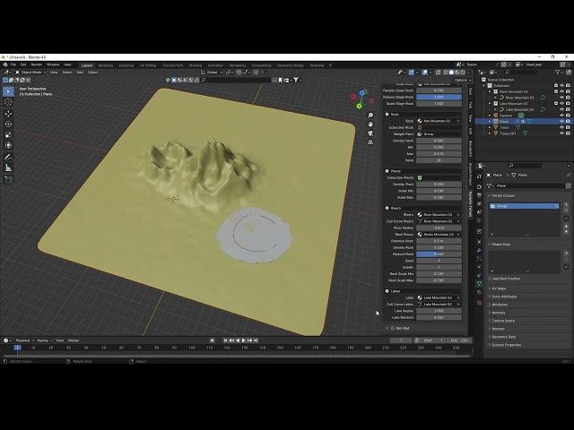 Creating a Mountain  with Dynamic Terrain