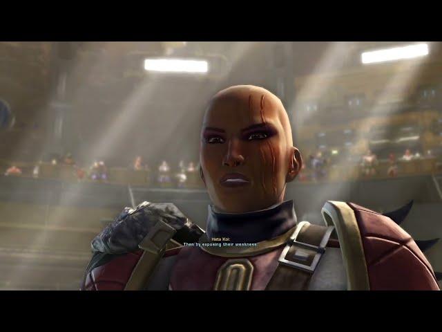 Shae Vizla VS Heta Kol: Mandalorian Duel (Star Wars The Old Republic)