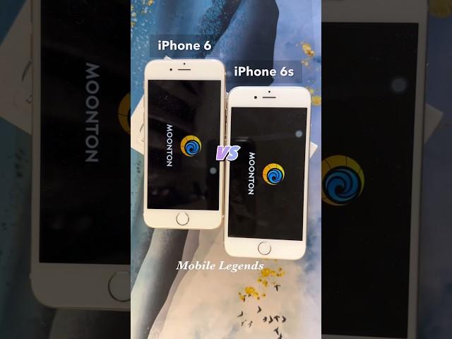 Comparison which Faster iPhone 6s vs iPhone 6 - Start Open Mobile Legends #shorts