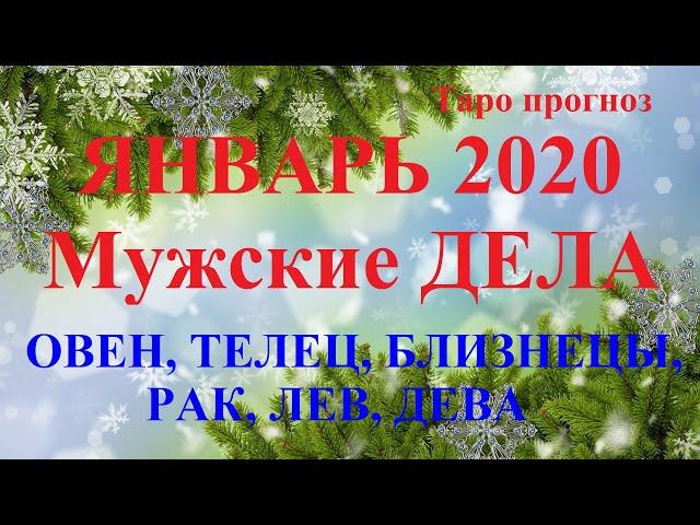 Прогноз ДЛЯ МУЖЧИН – ЯНВАРЬ 2020. Овен, Телец, Близнецы, Рак, Лев, Дева.