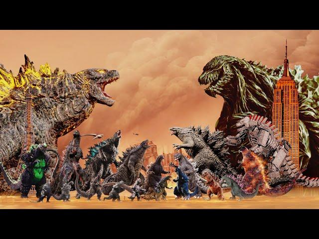 Godzilla Size Comparison | Godzilla Evolution | King of Monsters