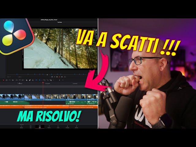 Va a scatti? RISOLVO IO. DaVinci Resolve