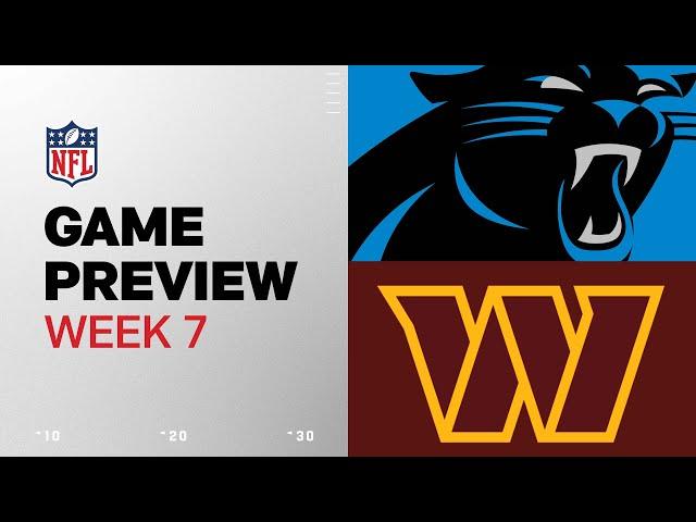 Carolina Panthers vs. Washington Commanders | 2024 Week 7 Game Preview