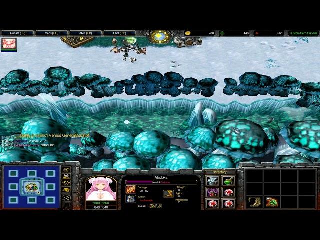 Warcraft 3 - MobaZ Custom Hero Survival 1.56F Gameplay #28