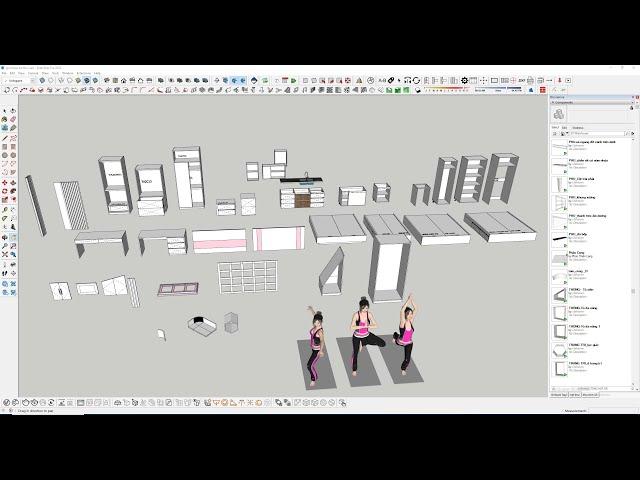 Giới thiệu bộ DC - Dynamic componet TỰ VIẾT trong phần mềm sketchup - phần 1/2