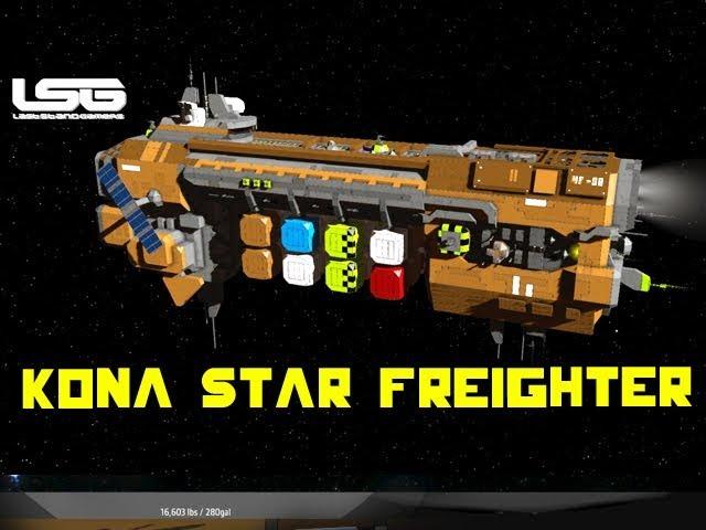 Space Engineers  -Kona Star Freighter (ZERO MODS)