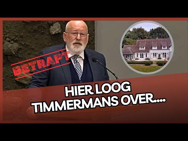 Timmermans BETRAPT op leugens! Hij heeft zijn verleden in scène gezet voor geloofwaardigheid!