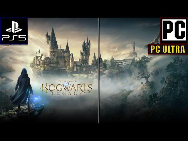 Hogwarts Legacy | PS5 vs PC ULTRA | 60 FPS TEST | Graphics Comparison | 4K | Harry Potter