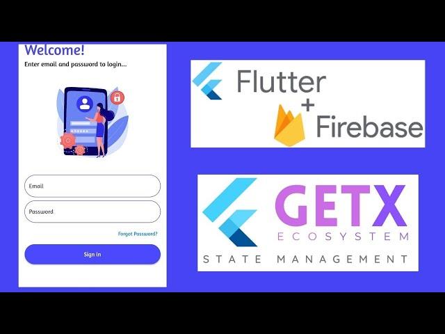 Sign in Sign up - Flutter Firebase using GetX tutorial 2021