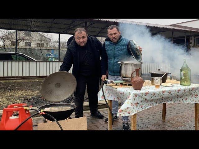 Poor man's food "Khash". ENG SUB.