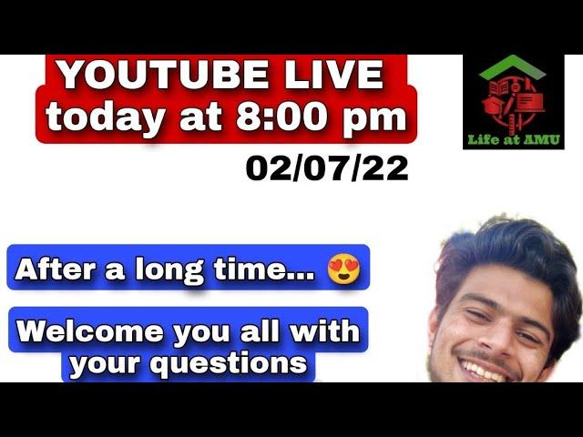 LIVE | Welcome You With Your Questions | Life at AMU