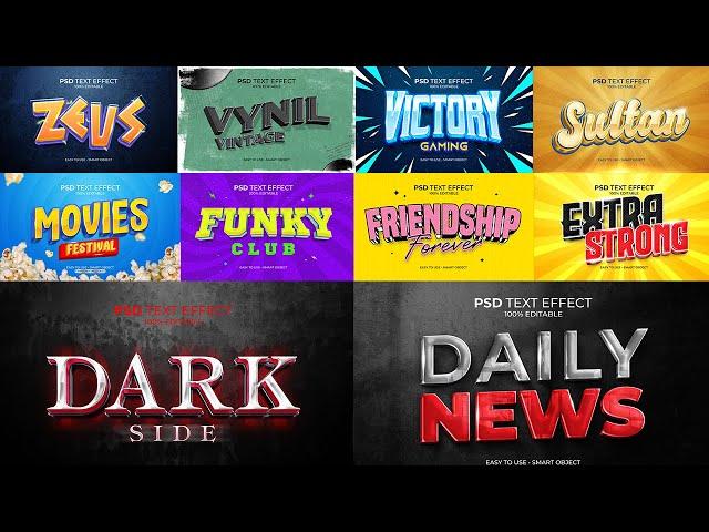 2022 3D Text Effect Bundle Part 50