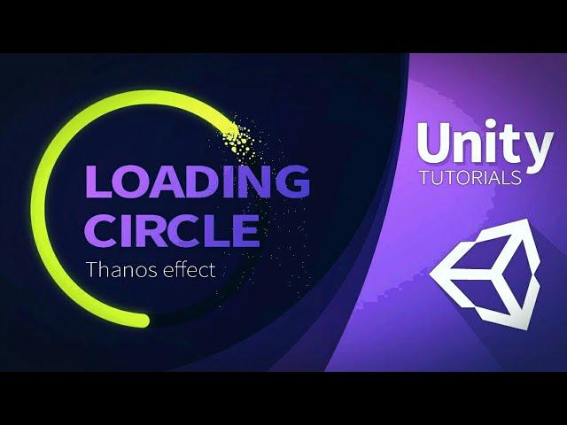 Unity UI Loading Circle (Thanos effect)