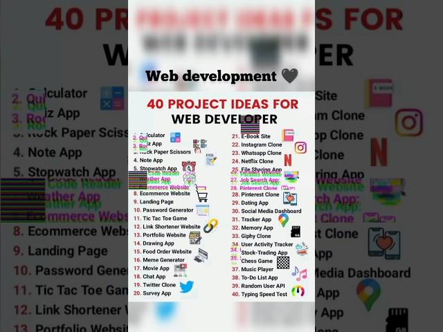 Web development projects #coding #programming