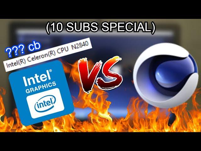 Intel Celeron N2840 and Intel HD Graphics (Bay Trail) VS Cinebench R15 (10 SUBSCRIBERS SPECIAL)