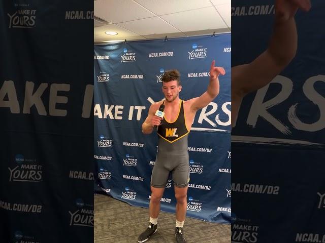 WRES: Ty McGeary after winning the 184lb national title!