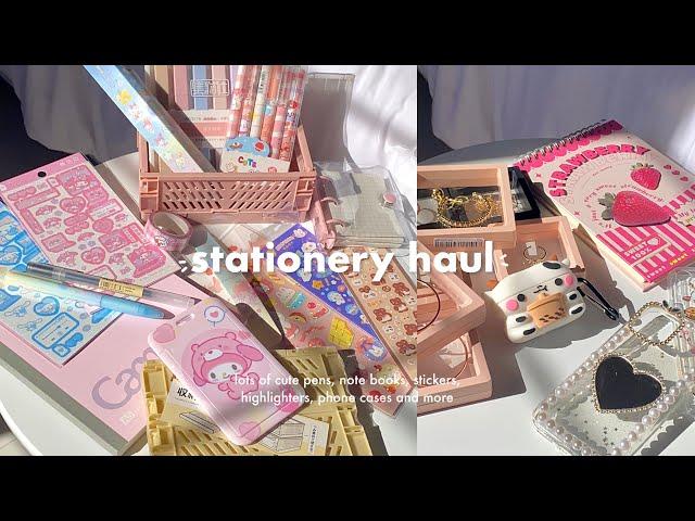 huge stationary haul  ·˚ ༘ ft. Stationery pal