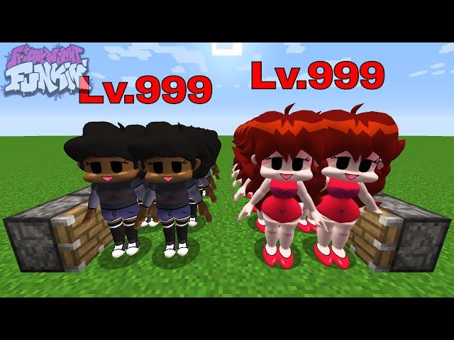 CAROL x 10 + GIRLFRIEND x 10 | FNF Friday Night Funkin' Characters in Minecraft
