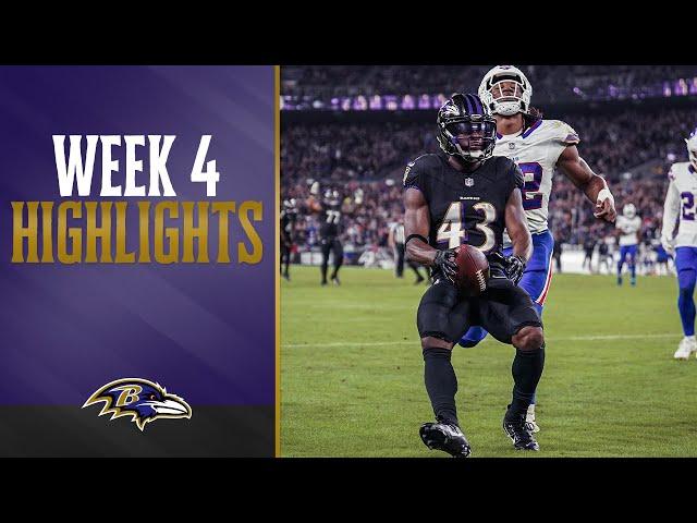 Highlights: Ravens’ Top Plays Against the Bills | Baltimore Ravens