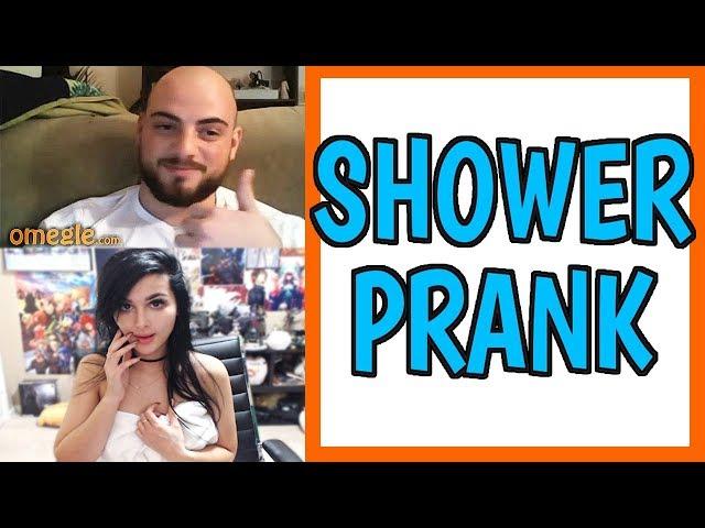 SHOWER PRANK ON OMEGLE