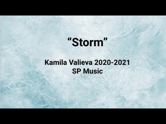 Kamila Valieva 2020-2021 SP Music - “Storm”