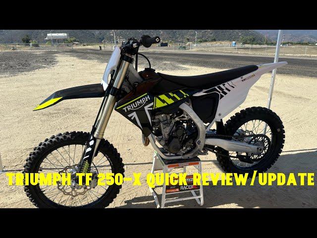 2024 Triumph TF 250-X Walk Around/Quick Review