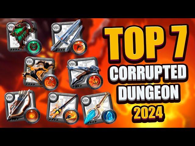 Top 7 Best CORRUPTED DUNGEONS Builds In Albion Online 2024