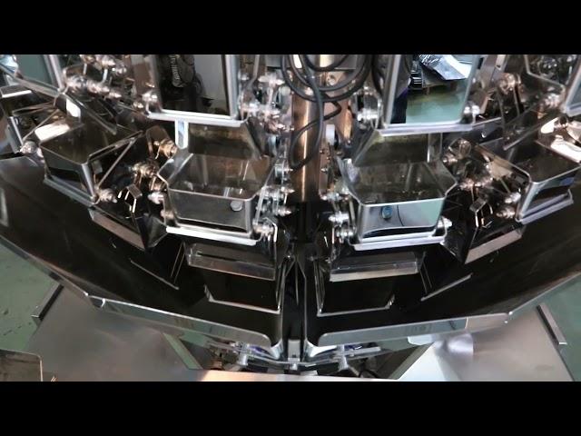 KENWEI mini 18 heads multihead weigher 0.5L with memory buckets high speed 180p/m