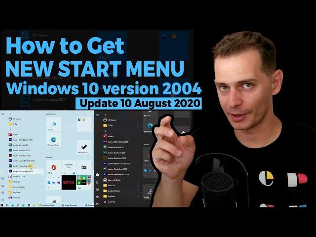 How to enable the new Start Menu in Windows 10 Version 2004