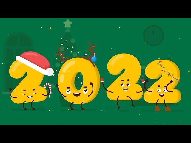 New Year Numbers Fun 2022 Animation | Goodbye 2021 Welcome 2022 | Happy New Year 2022