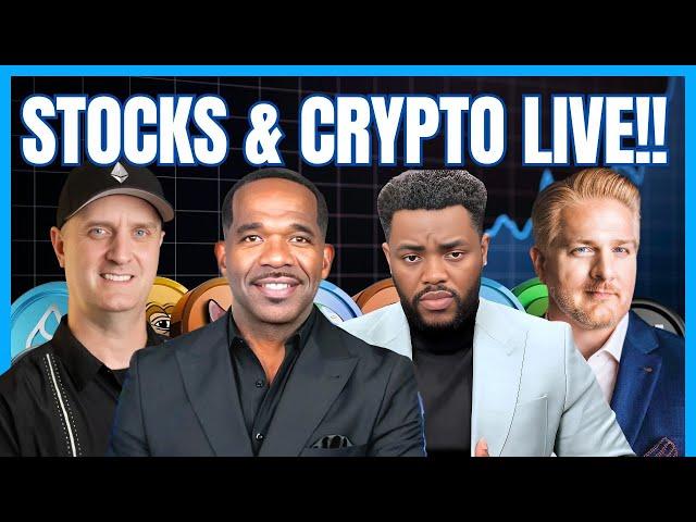 STOCKS & CRYPTO LIVE!!..with The Squad