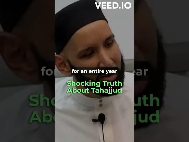 Tahajjud Is An Obligation On The Ummah (SHOCKING!)